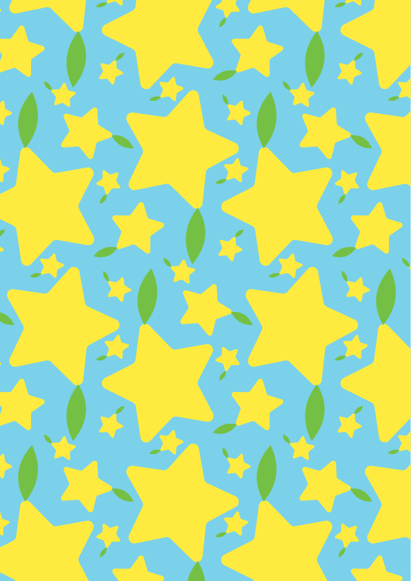 Illustrator Starfruit Pattern
